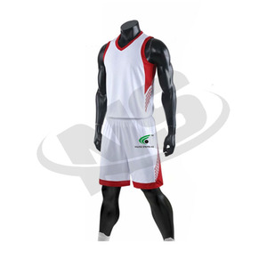 Maillot de basket-ball réversible personnalisé ensemble de vêtements de sport respirants lavables séchage rapide vente en gros d'usine uniforme d'équipe de grande taille - Product Image 2