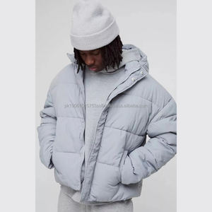 2025 personalizado ligero transpirable a prueba de viento ecológico para hombres chaqueta de lana acolchada cálido cierre de cremallera estilo Casual para - Product Image 5