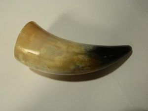 Tasses en céramique en corne de buffle de super qualité grande corne naturelle pour les restaurants à boire de la bière pour les occasions de Noël de haute qualité - Product Image 2