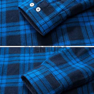 Fabricante de Pakistán, camisetas de franela para hombres, ligeras, bajas MOQ, camisetas de franela para hombres, camisetas de franela de Color sólido para hombres - Product Image 6