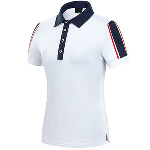 Mujer personalizable del fabricante para Polos Patrón sólido con estilo informal Logotipo privado Decoración Tejido de punto - Product Image 4