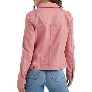 Vêtements de sport nouvelles femmes veste en jean respirant manches longues coupe-vent haute rue 2025 personnalisé femmes veste en jean - Product Image 2