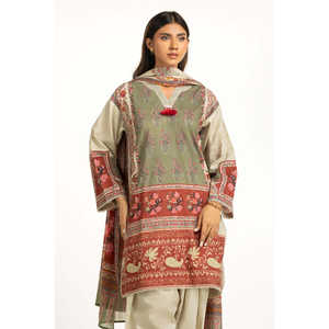 Conjunto de Traje de 3 Piezas con Estampado Jacquard para Mujer IUSTKSD-1169 - Product Image 1