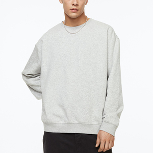 Sudadera deportiva cálida y acogedora holgada de 77% algodón 23% poliéster reciclado polar Wonder Steel Crewneck - Product Image 3