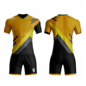 Soccer Uniform Set Manufacturer Quick Dry Breathable Soccer Set Wholesale Uniforms for Sale Soccer <b>Jersey</b> - Product Image 1