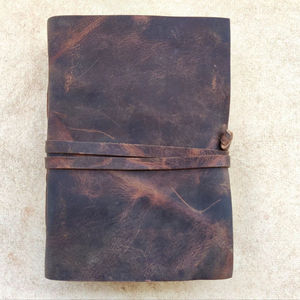 Prix d'usine en gros, carnet de croquis relié en cuir véritable 7x5, journal relié en cuir, crayon, design vintage de haute qualité, cadeau - Product Image 1