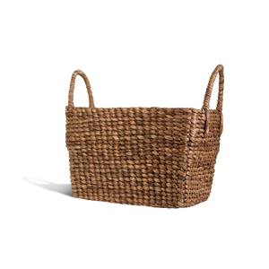<b>Basket</b> with handles <b>water</b> <b>hyacinth</b> Handmade <b>Storage</b> <b>Basket</b> Wholesale eco-friendly Made in Vietnam - Product Image 4