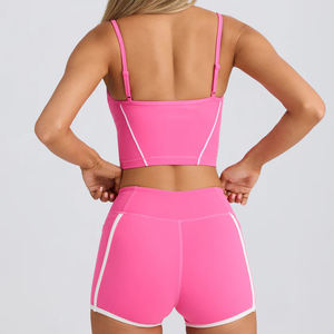 Seamless 4.5" Impact Low Ribbed Band Yoga Shorts Flex Scrunch Bum Workout Gym Booty High Stretch Running Top Quality Ronpex - Product Image 3