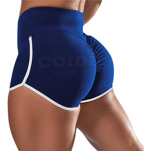 Hot Sales Best Quality <b>Booty</b> Shorts Custom New Design Women Solid Pattern Mid Waist Women <b>Booty</b> Short - Product Image 3