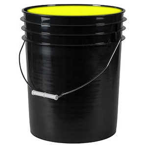 Pintura fluorescente amarilla Pintura contra salpicaduras lavable de 5 galones Aplicación de recubrimiento reactivo de luz negra a base de emulsión y UV - Product Image 1