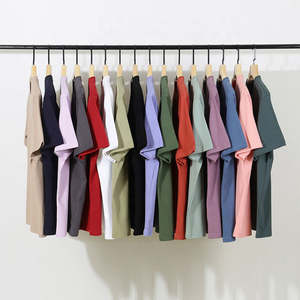 Logo personnalisé 90% coton 10% polyester hommes t-shirts vierges t-shirts en coton épais t-shirts à manches courtes pour hommes - Product Image 1