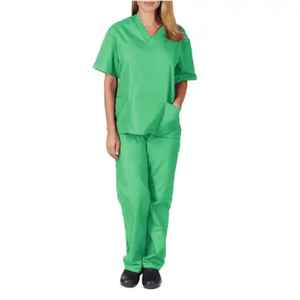 Uniforme Médico de Enfermería, Conjunto de Uniforme Quirúrgico de Manga Corta para Mujer y Hombre, Uniforme Médico de Punto 100% Algodón para Verano - Product Image 4