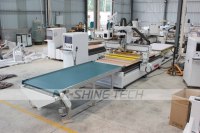Machine de gravure et de découpe CNC ATC 1328 avec chargement et déchargement automatiques pour le travail du bois et la fabrication de meubles