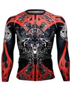 Logotipo personalizado su propio diseño MMA BJJ compresión manga larga Rash Guards artes marciales Jiu Jitsu desgaste cómodo OEM - Product Image 5