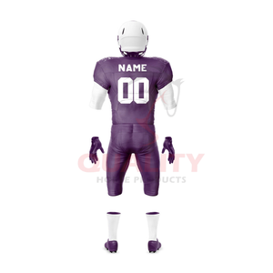 Meilleure vente prix d'usine ensemble d'uniformes de football américain personnalisés 100% tissu en polyester fabriqué au Pakistan Service OEM à vendre - Product Image 1