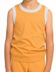 BD fournisseurs qualité luxe 100% coton été débardeur Jersey tissu garçon Streetwear avec motif animal prix de gros - Product Image 5