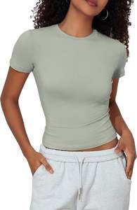 Vibrant Women Tshirt Plus Size Smooth Texture Air Cool Weave Slim Fit Gentle Stretch Eco-Friendly Quick Dry Summer Daily Comfort - Product Image 6