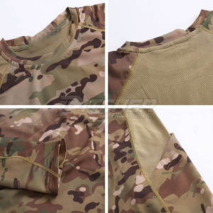 Camisas de Manga Larga para Hombre, Transpirables, Ecológicas, Ligeras, para Caza de Invierno, 100% Poliéster, Servicio OEM Personalizable para Senderismo - Product Image 4