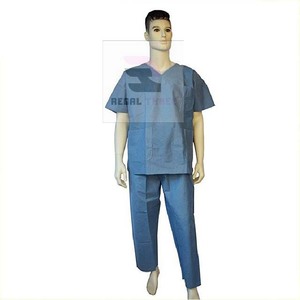 ชุดสูทสำหรับผ่าตัดผ้านอนวูฟเวนชุดเครื่องแบบสำหรับขัดผิว - Product Image 4