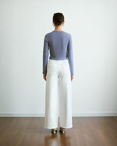 High Quality Women's Casual Breathable Slim <b>Fit</b> Cotton <b>T</b>-<b>Shirt</b> O-Neck <b>Crop</b> Length Solid Poly Viscose Spandex Summer Routine - Product Image 4