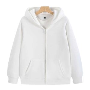 Sudadera con capucha y cremallera de gran tamaño 100% algodón 500 Gsm para hombre, logotipo personalizado, estampado bordado, peso pesado, lavado con patrón de letras - Product Image 1