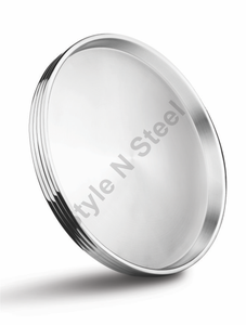 Single <b>Wall</b> Hammered Silver Color <b>Mirror</b> Polished Unique Design Sovereign Thali <b>Set</b> Dinnerware <b>Sets</b> - Product Image 2