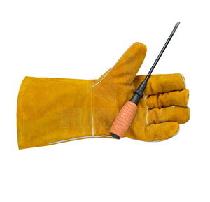 Gants de soudage en cuir économiques avec 100% de protection des mains de haute qualité à un prix abordable Gants de sécurité en cuir - Product Image 4