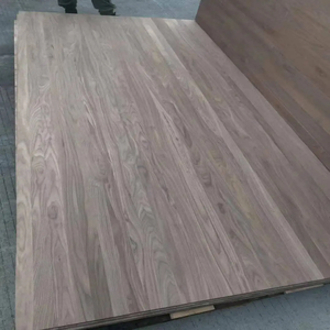 Tablero de Madera de Nogal Negro Moderno de Grado AA de 1220*2440 mm, Tablero de Madera de Álamo Macizo Encolado con Bordes, Redondo, para Decoración de Muebles para el Hogar y Comedor - Product Image 1