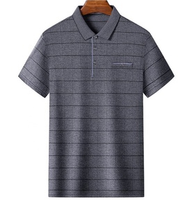 Summer Men Polo <b>T</b>-<b>Shirt</b> High Street Print Casual Short Sleeve Breathable Men's <b>Shirts</b> Turn-Down <b>Collar</b> Microfiber Polo <b>Shirts</b> - Product Image 2