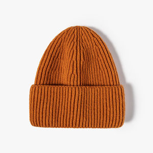 Gorros de Punto Unisex para Adultos, 100% Acrílico, Estilo Vintage, Gorros de Invierno para Playa, Servicio OEM, Colores Personalizados al por Mayor - Product Image 4