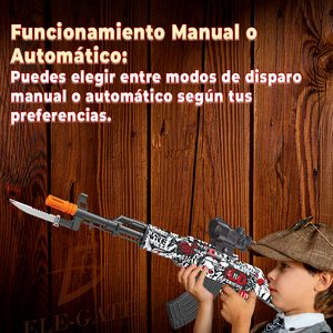 Réplica de Pistola de Hidrogel AK 47 Legendaria, con Accesorios y Objetivos - Product Image 6