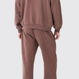 เสื้อฮู้ดผ้าฟลีซคอตตอน 100% สไตล์สตรีทแวร์ น้ำหนักมาก ทรงเข้ารูป ขอบเอวยางยืด ระบายอากาศได้ดี สำหรับผู้ชาย ใส่ได้ในฤดูหนาว เหมาะสำหรับวิ่งออกกำลังกาย  รับสกรีนโลโก้ - Product Image 6