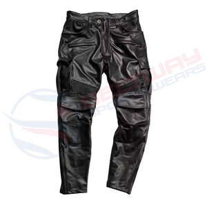Pantalones de cuero más vendidos para hombres Precio barato Cuero transpirable Mejor venta 2024 Precio bajo para pantalones de cuero para hombres - Product Image 1