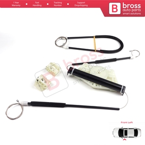 ชุดซ่อมมอเตอร์กระจกหน้าต่าง BP8582-1 ด้านหน้าซ้าย สำหรับ Fabia MK1 1999-2008 4/5 ประตู Praktik Van 6Y0837655 - Product Image 2