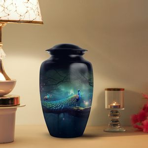 Urnes funéraires de paon pour hommes cendres urnes funéraires masculines adultes pour cendres humaines adultes femmes cendres uniques taille personnalisée - Product Image 6