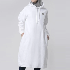 Pullover Islamic Modest Terry <b>Women's</b> Autumn Winter Custom Heavy Weight Oversized Hoodie Blank Design Customizable Options - Product Image 6