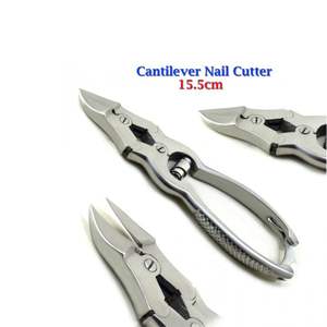 Cortaúñas en voladizo para dedos del pie, cortador de 15,5 Cm, resistente, doble acción, pinza de Podología encarnada, instrumentos de belleza Ce - Product Image 2