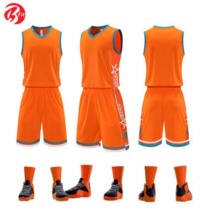 Uniforme de basket-ball pour hommes de haute qualité vêtements de sport respirants pour les entreprises de prestation d'entraînement d'équipe - Product Image 3