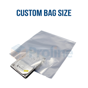 Bolsa de embalaje Proline ESD con cierre de cremallera, VMPET/PE, protección antiestática para electrónica, certificada RoHS - Product Image 3