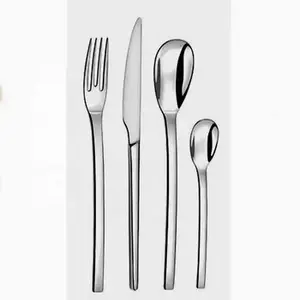 Juego de Cubiertos de Acero Inoxidable de Primera Calidad en Platería con Diseño Elegante, Cubiertos Perfectos para Restaurantes, Fiestas y Eventos de Boda - Product Image 4