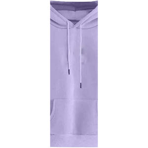 Sudadera de Forro Polar Personalizada para Mujer, Vestido de Invierno, 100% Algodón, Transpirable, Resistente al Viento, Ecológico, con Logotipo Bordado en la Parte Delantera, 360g - Product Image 3
