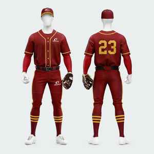Uniforme de baseball respirant personnalisé, qualité supérieure, couleur unie, uniforme de baseball pour vente en ligne, nouveau design 2026 - Product Image 6