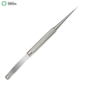 Tijeras Quirúrgicas de Acero Inoxidable con Punta Fina y Resorte, Accionamiento Manual, SOS-30299, Certificación CE, Uso Hospitalario y Clínico, 155 mm - Product Image 5