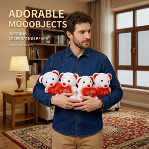 Orsacchiotto Romantico OEM della Fabbrica Aika, Giocattolo Promozionale in Peluche Confezionato Sottovuoto - Product Image 2