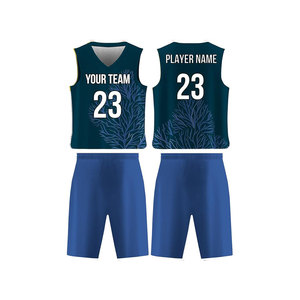 Vêtements de basket-ball personnalisés pour hommes, maillot de basket-ball respirant imprimé à séchage rapide, ensemble d'uniformes de football pour enfants - Product Image 1