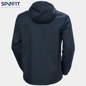 Chaqueta impermeable cortavientos para hombre a la venta, chaqueta impermeable para hombre con logotipo bordado personalizado de fabricante OEM - Product Image 6