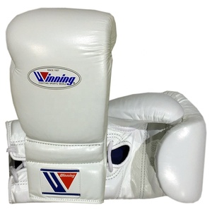 ถุงมือชกมวยแบบผูกเชือกสั่งทำพิเศษ รุ่น IMP-BG-01 หนังวัวแท้ น้ำหนักเบา ระบายอากาศได้ดี พร้อมโลโก้สั่งทำ - Product Image 1