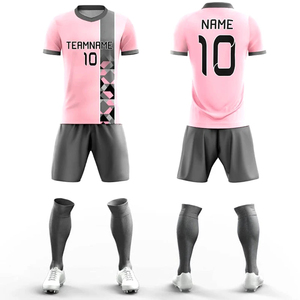 Factory Cheap Price Customizable Breathable 100% Polyester Soccer Uniform Latest Design High Quality Men's Uniform - Product Image 5