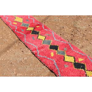 Modern Pink Wool Polyester Silk Jacquard Handmade Woven Flat Weave <b>Runner</b> <b>Rug</b> Eco-Friendly Washable Travel Home Use - Product Image 2