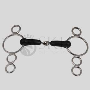 ปากเป่ายางทำจากสเตนเลสสตีลตัวแบ่งชิ้น4ห่วงข้อต่อเดี่ยวทำจากเหล็ก - Product Image 1